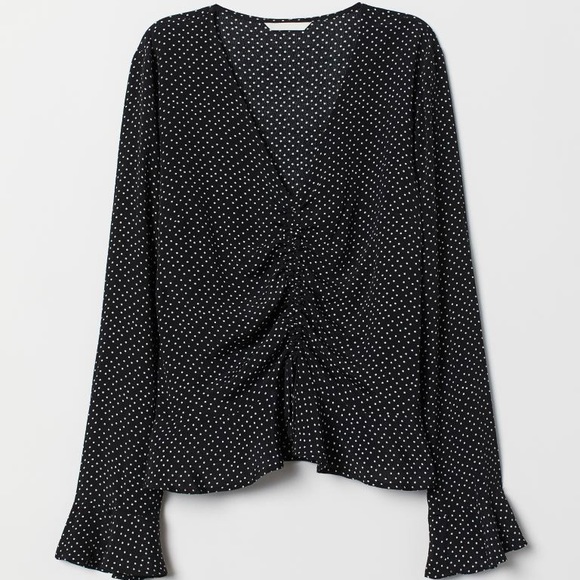 H&M Drawstring Blouse - Picture 1 of 9
